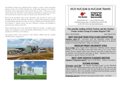Nuclear Trains Action Group