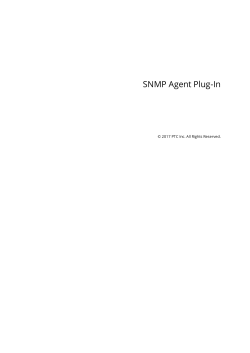 SNMP Agent Manual