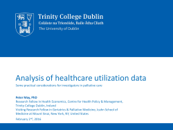 Practical Guidance for Cost Analysis of Healthcare Data