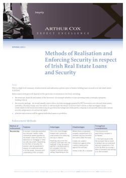 Methods of Realisation and Enforcing Security in