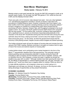 Next Move: Washington - Dunavant Wealth Strategies