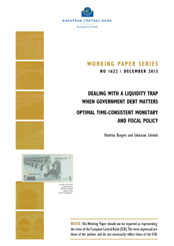 Dealing with a liquidity trap when government debt matters: optimal