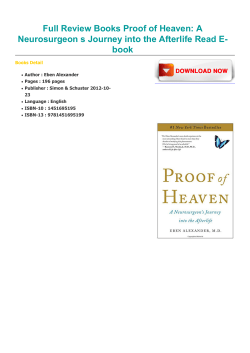 Full Review Books Proof of Heaven: A Neurosurgeon