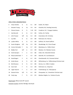 Word Roster - Lynchburg Sports