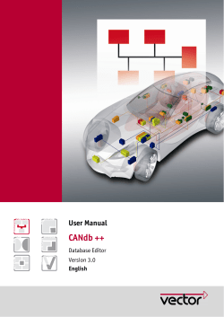 User manual CANdb++