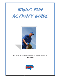 bowls fun activity guide bowls fun activity guide ity