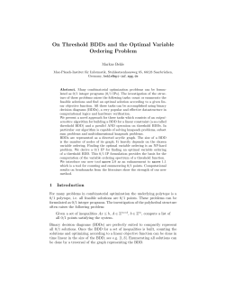 On Threshold BDDs and the Optimal Variable Ordering Problem