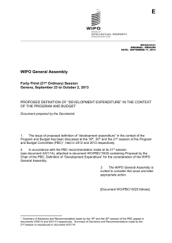 Development Expenditure