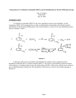 Example Reaction Lab Report - Chemistry at Winthrop University