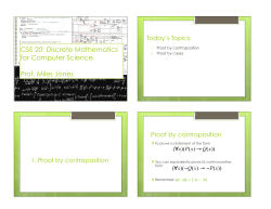 08 - Proof by contraposition and proof by cases(miles)