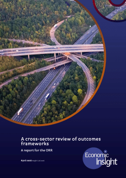 A cross sector review of outcomes frameworks