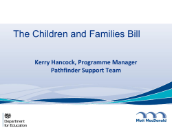 The Children and Families Bill