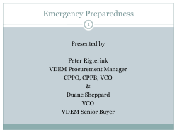 Prequalified Vendors