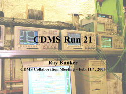 Run 21 analysis (Ray) - 30 min