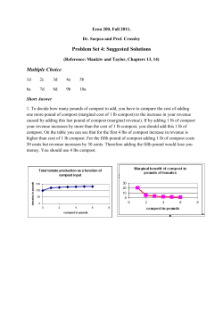 Marginal benefit of &hellip;