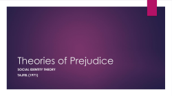 Theories of Prejudice