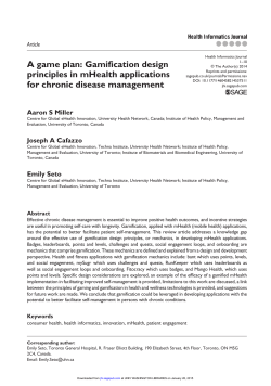 A game plan: Gamification design principles in