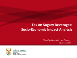 Tax on Sugary Beverages