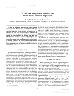 On the Task Assignment Problem: Two New Efficient Heuristic