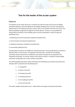 Building automation and controls,