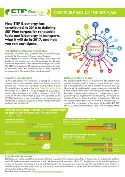 contributing to the set-plan
