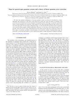 Maps for general open quantum systems and a theory of linear