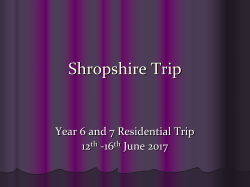 Shropshire parents` evening