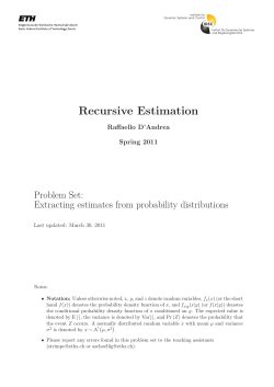 Recursive Estimation