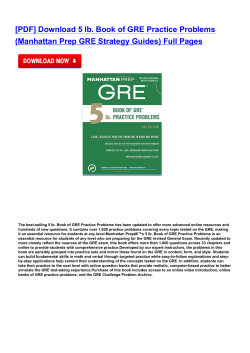 5 lb. Book of GRE Practice