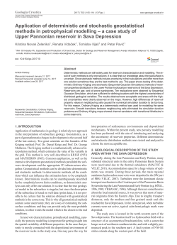 Application of deterministic and stochastic
