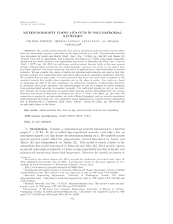 Multicommodity Flows and Cuts in Polymatroidal Networks