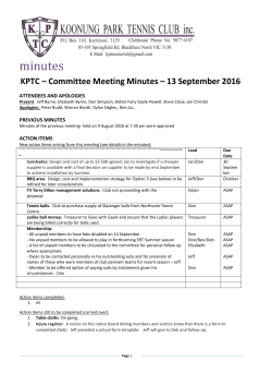 agenda