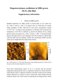 Supplementary information