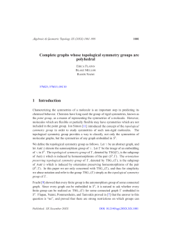 Complete graphs whose topological symmetry