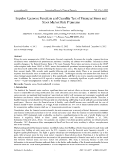 Impulse Response Functions and Causality Test of