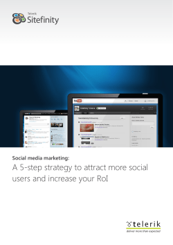 A 5-step strategy to attract more social users and increase - Syn-RG