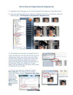 How to Save an Image Using the Snipping Tool