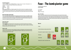 Fuse &ndash; The bomb-planter game