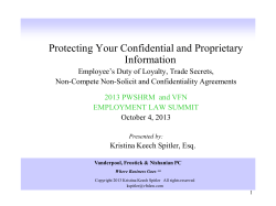 Employee`s Duty of Loyalty to Employer