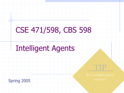 Intelligent Agents