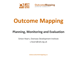 to resource - Outcome Mapping Learning community