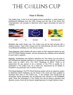 How it Works - The Collins Cup