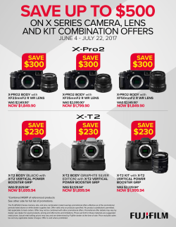 SAVE UP TO $500 - Houston Camera Exchange