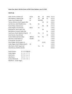 Game One, Reser`s All-Star Series at OSU`s Goss Stadium, June 13