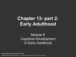 An Introduction to Development Across the Lifespan
