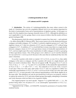 1. Introduction. The notion of L-indistinguishability, like many others