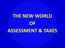 Assessment Act - Institute of Municipal Assessors