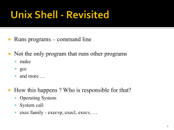 Executable Files &ndash; (cont`d)