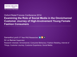 Examining the role of social media in the omni