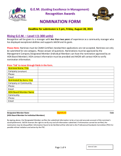 GEM (Guiding Excellence in Management)